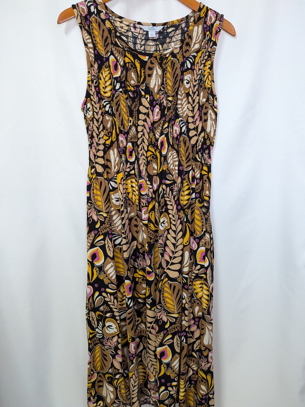 Earth tone Fall Color Sleeveless dress with pockets, Croft & Barrow S